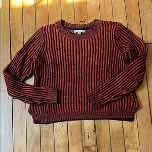 Cabi purple and orange Women's Sweater